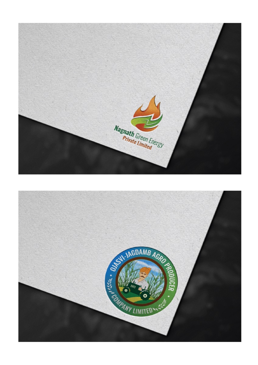 Logo mockup on paper
